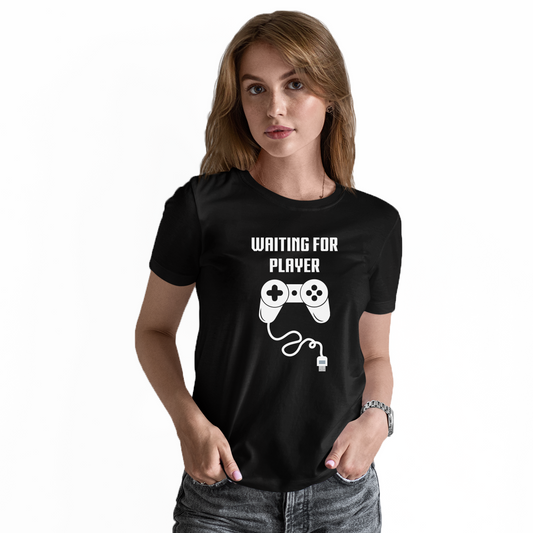 Waiting For Player Maternity Women's T-shirt | Black