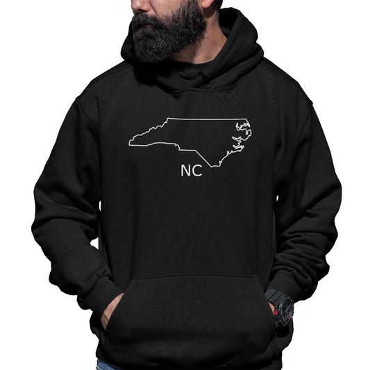 North Carolina Unisex Hoodie | Black