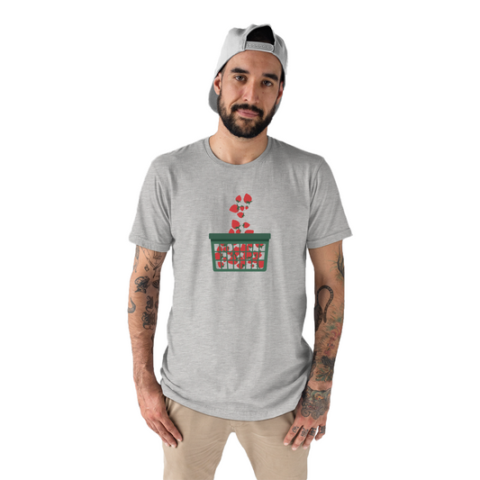 Strawberry  Men's T-shirt | Gray