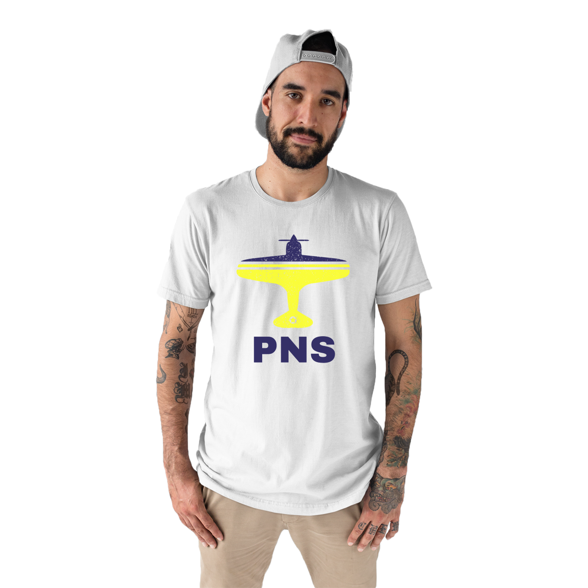 Fly Pensacola PNS Airport Men's T-shirt | White