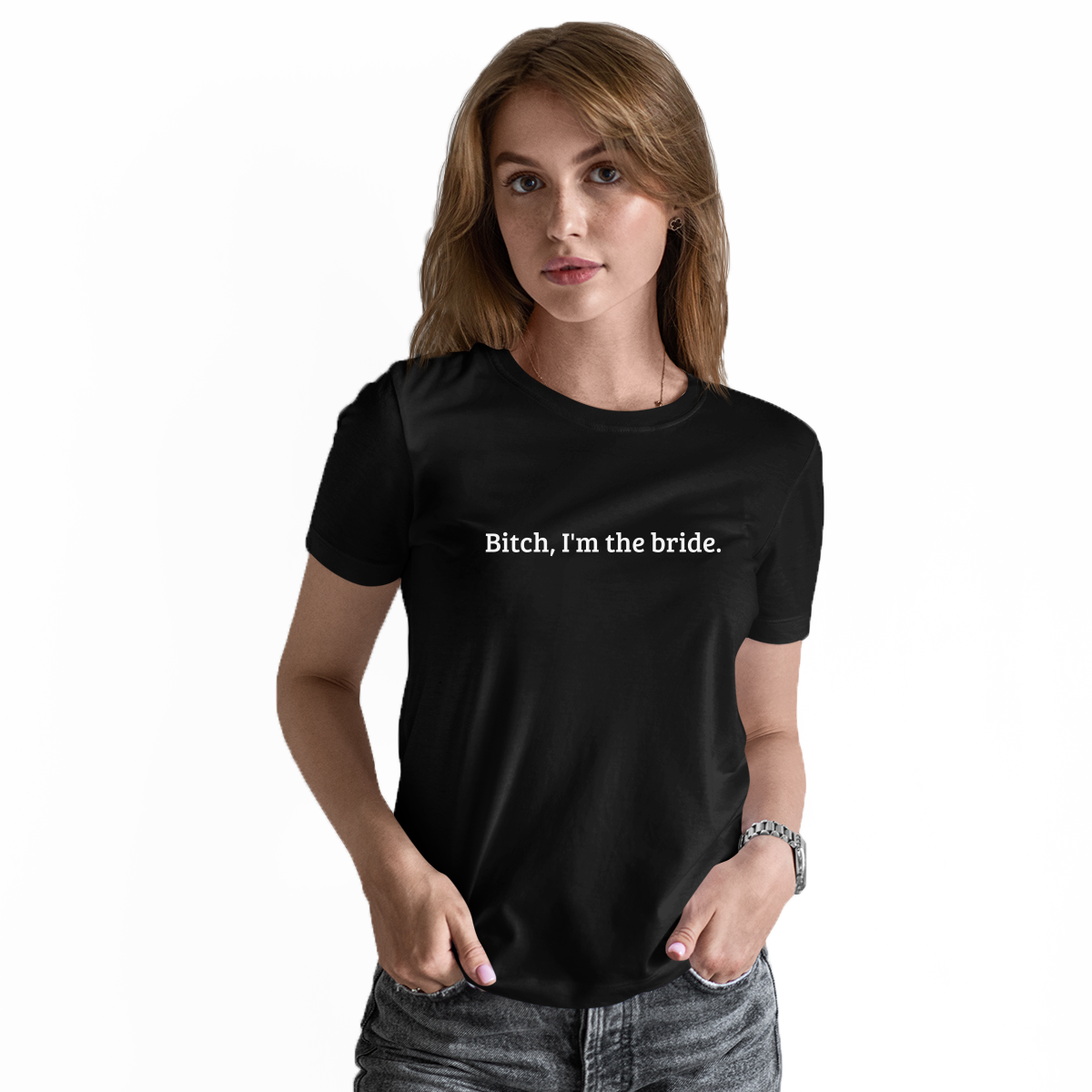 I'm the Bride  Women's T-shirt | Black