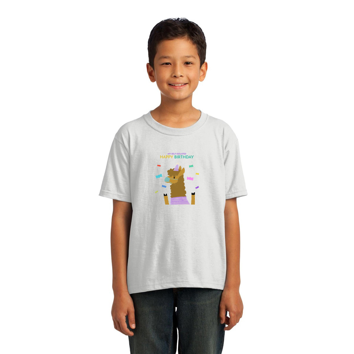 My Self Isolated Toddler T-shirt | White