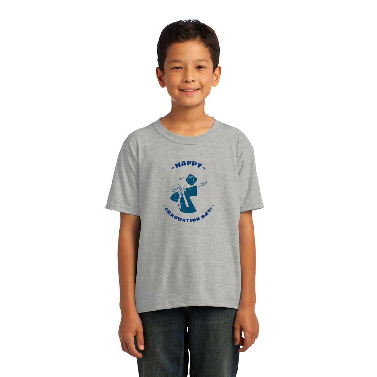 Happy Graduation Day Kids T-shirt | Gray