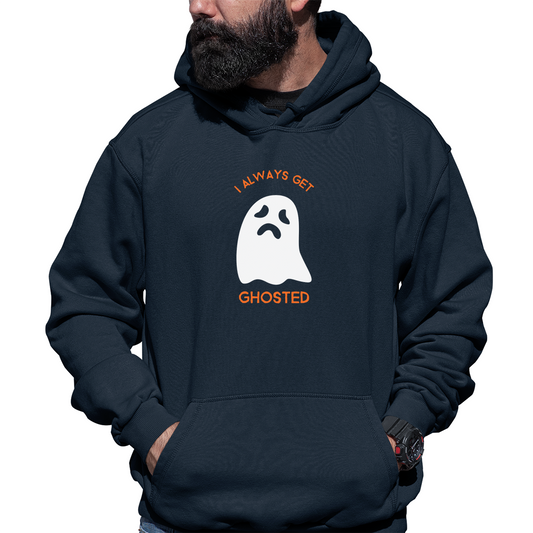 I Always Get Ghosted Unisex Hoodie | Navy