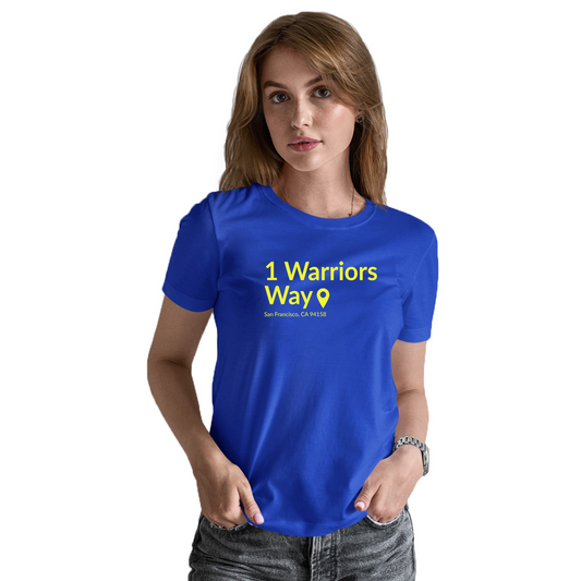 Golden State Basketball Stadium  Women's T-shirt | Blue