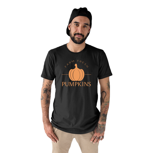 Farm Fresh Pumpkins Men's T-shirt | Black
