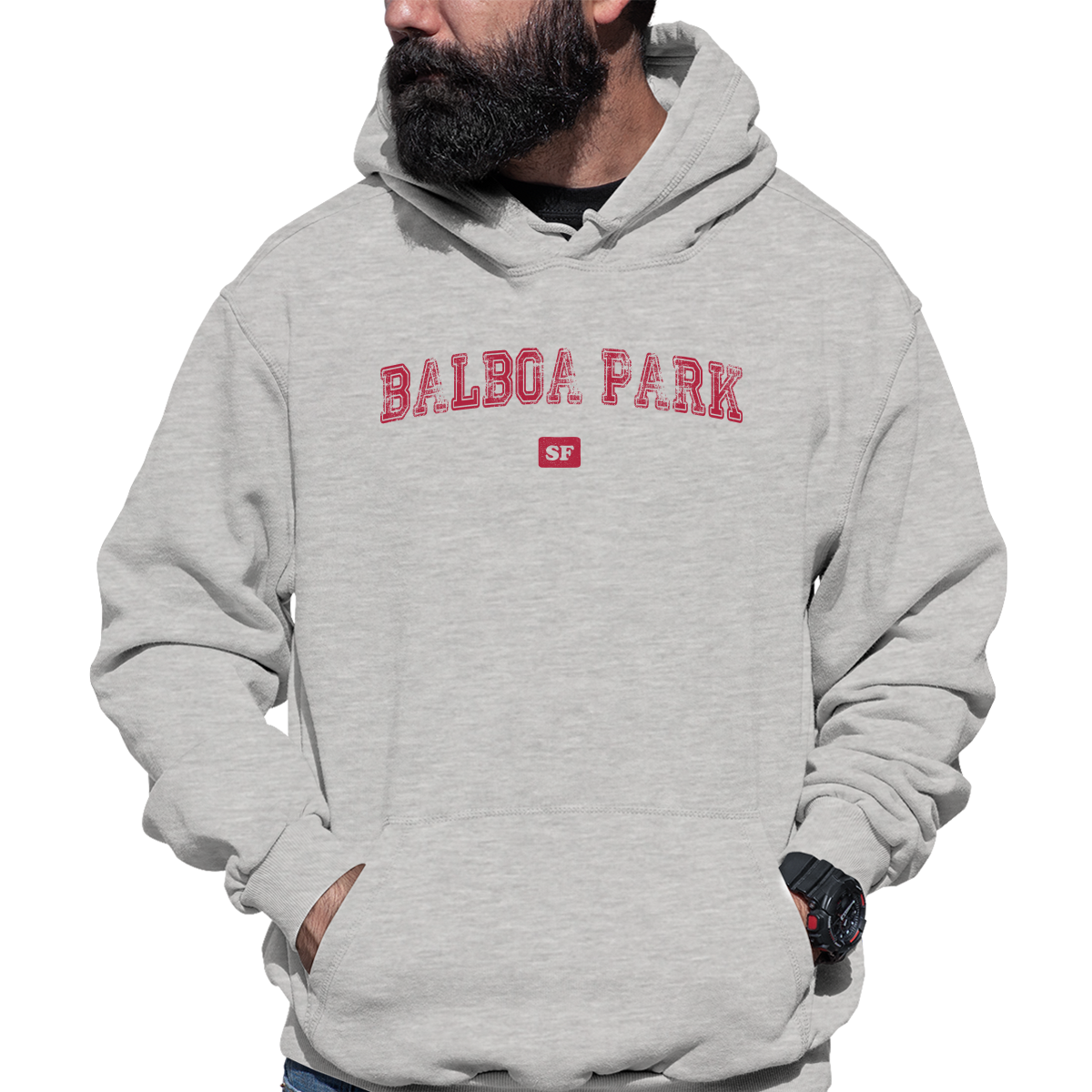 Balboa Park Sf Represent Unisex Hoodie | Gray