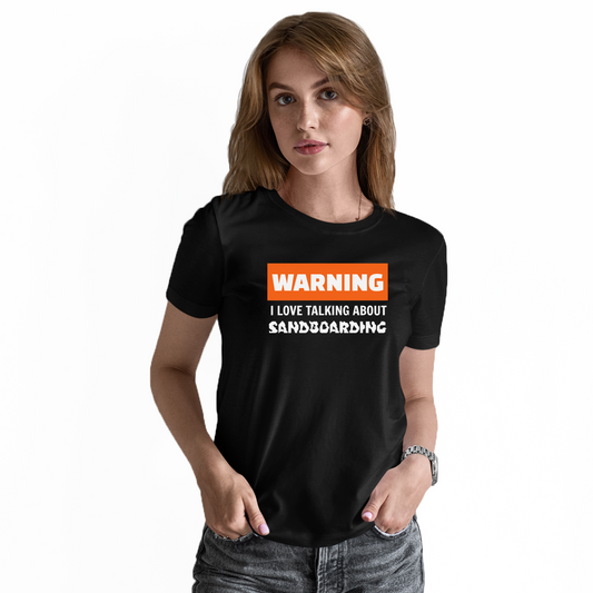 Sandboarding  Women's T-shirt | Black