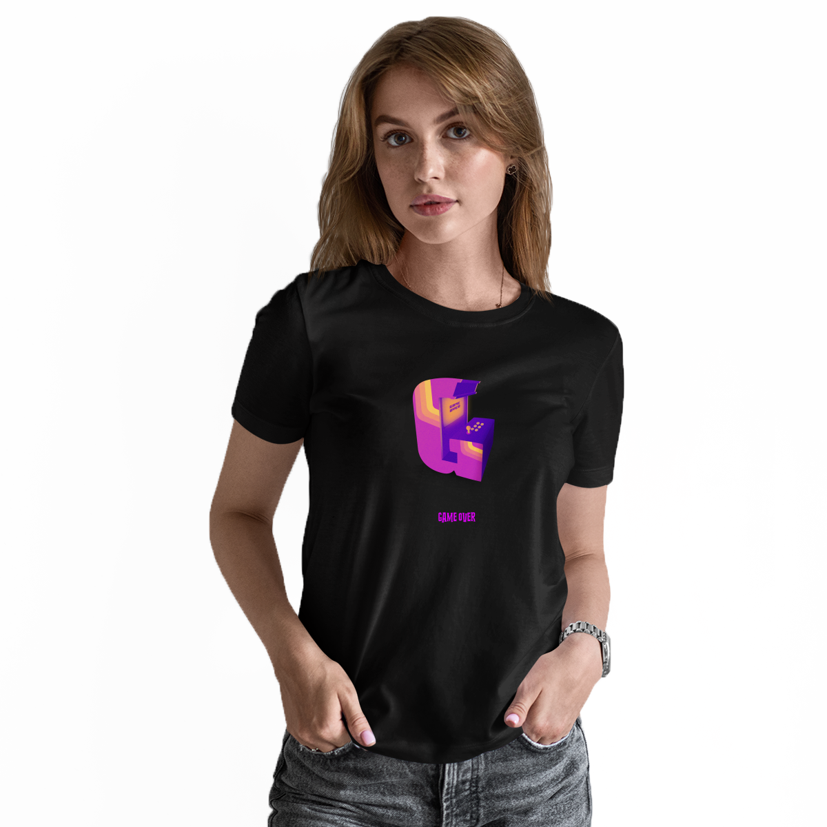 Game Over Women's T-shirt | Black