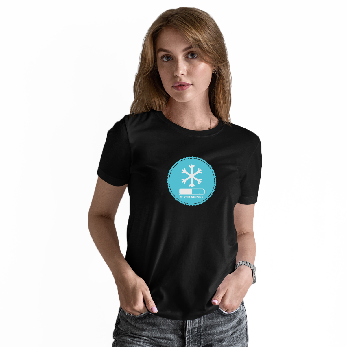Winter Is Coming Women's T-shirt | Black