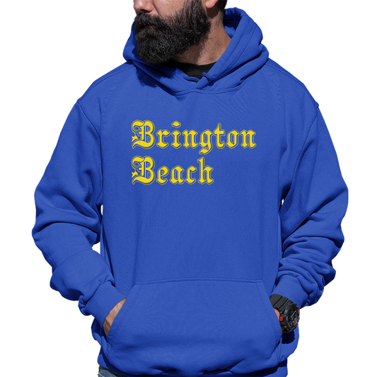 Brighton Beach Gothic Represent Unisex Hoodie | Blue