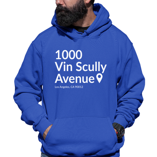 Los Angeles Baseball Stadium Unisex Hoodie | Blue