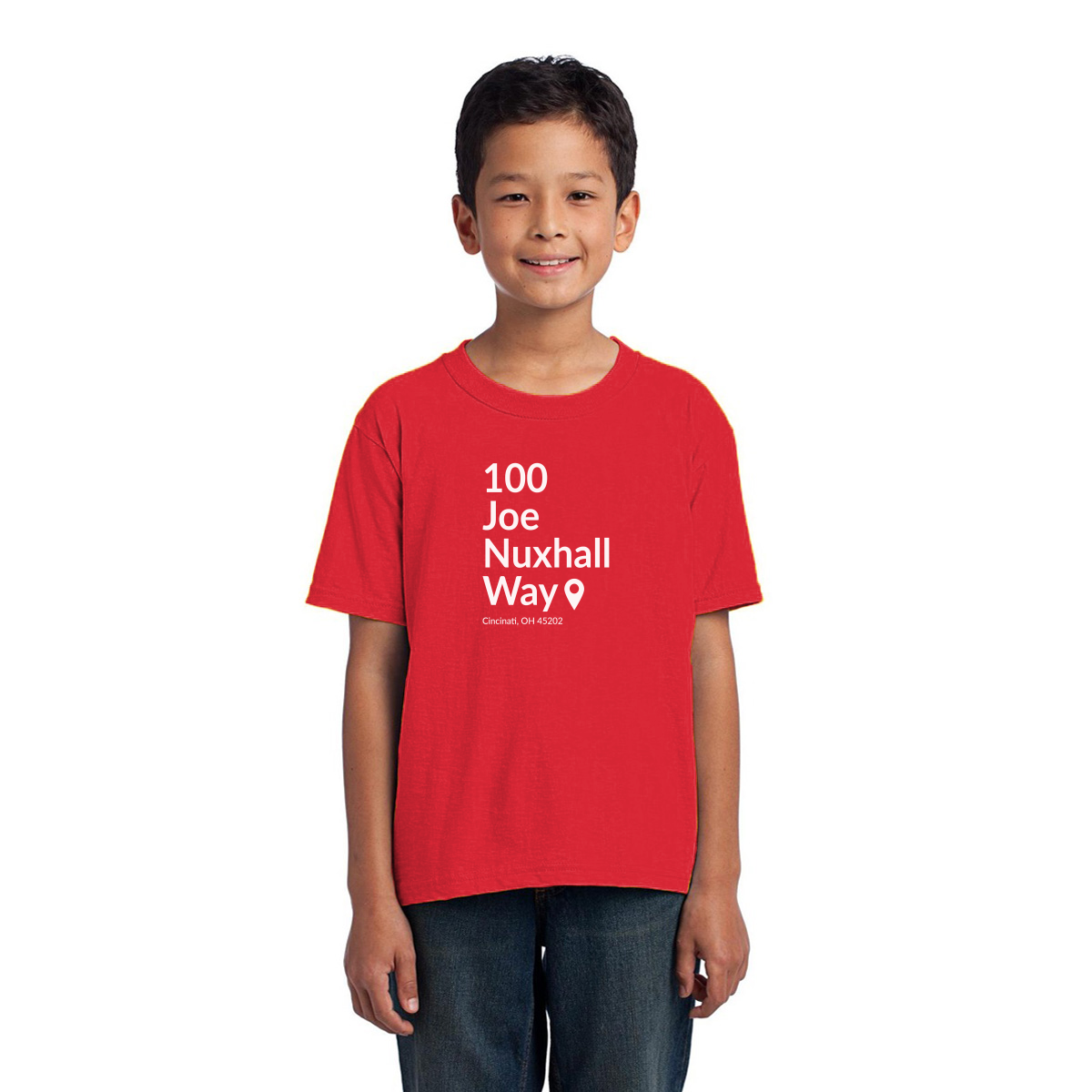 Cincinnati Baseball Stadium Kids T-shirt | Red