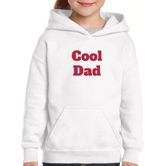 Cool Dad Kids Hoodie | White