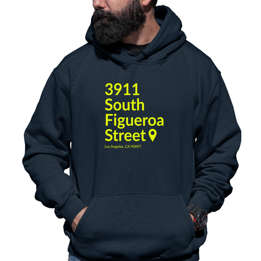 Los Angeles Football Stadium Unisex Hoodie | Navy