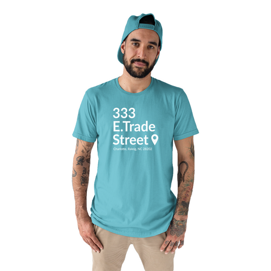 Charlotte Basketball Stadium Men's T-shirt | Turquoise