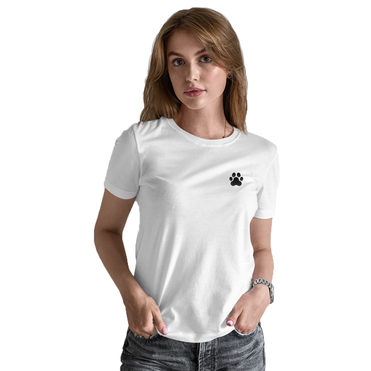 Paw Women's T-shirt | White