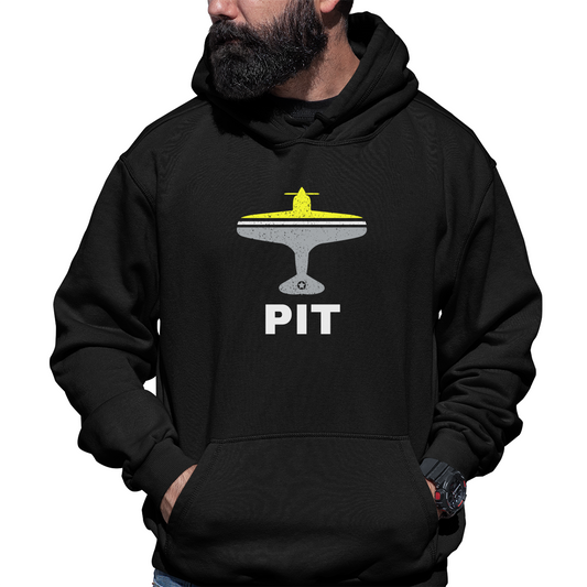 Fly Pittsburgh PIT Airport Unisex Hoodie | Black