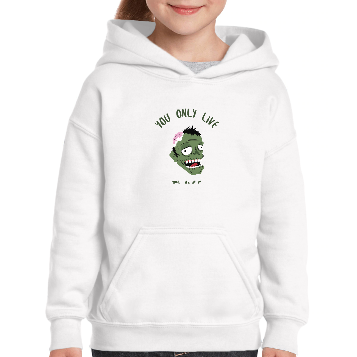 You Only Live Twice Kids Hoodie | White