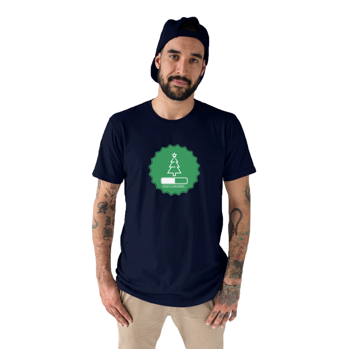 2021 Loading Men's T-shirt | Navy