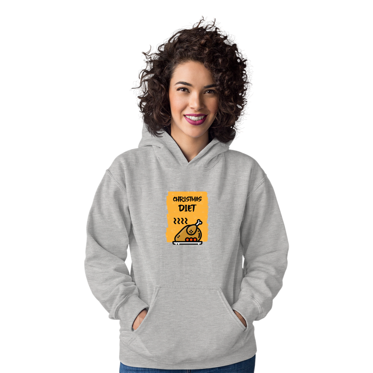Christmas Diet Unisex Hoodie | Gray