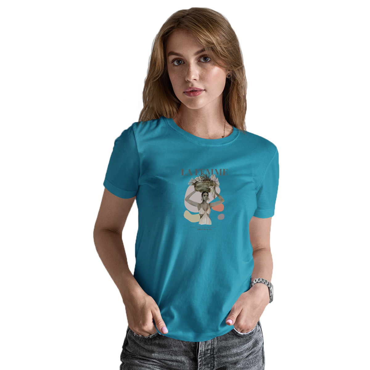 La Femme Women's T-shirt | Turquoise