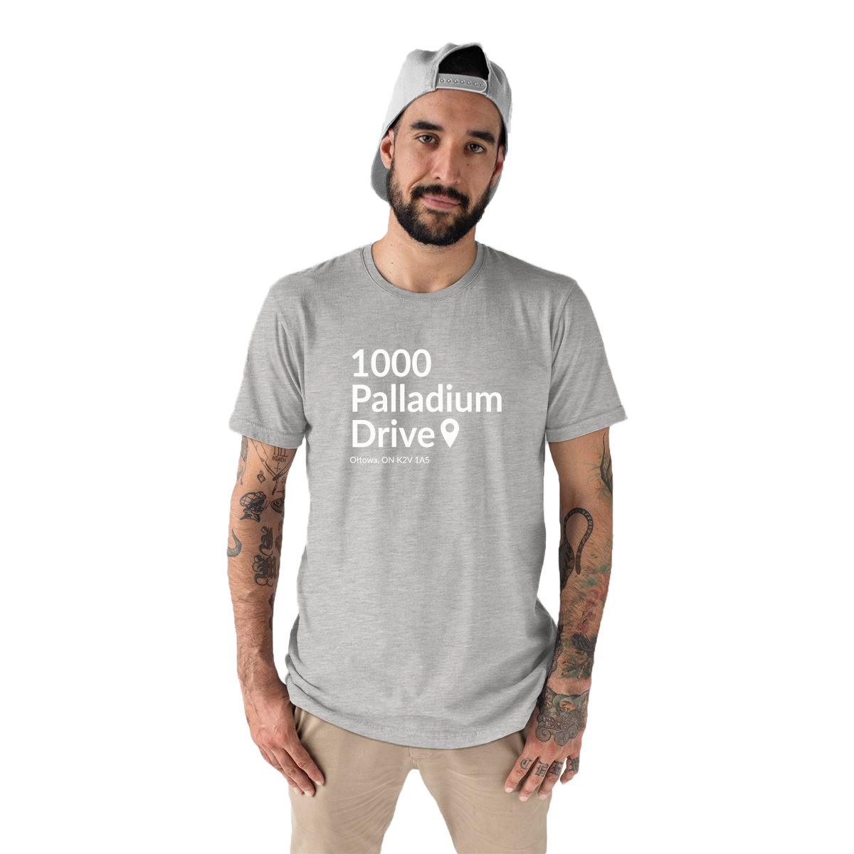 Ottawa Hockey Stadium Men's T-shirt | Gray