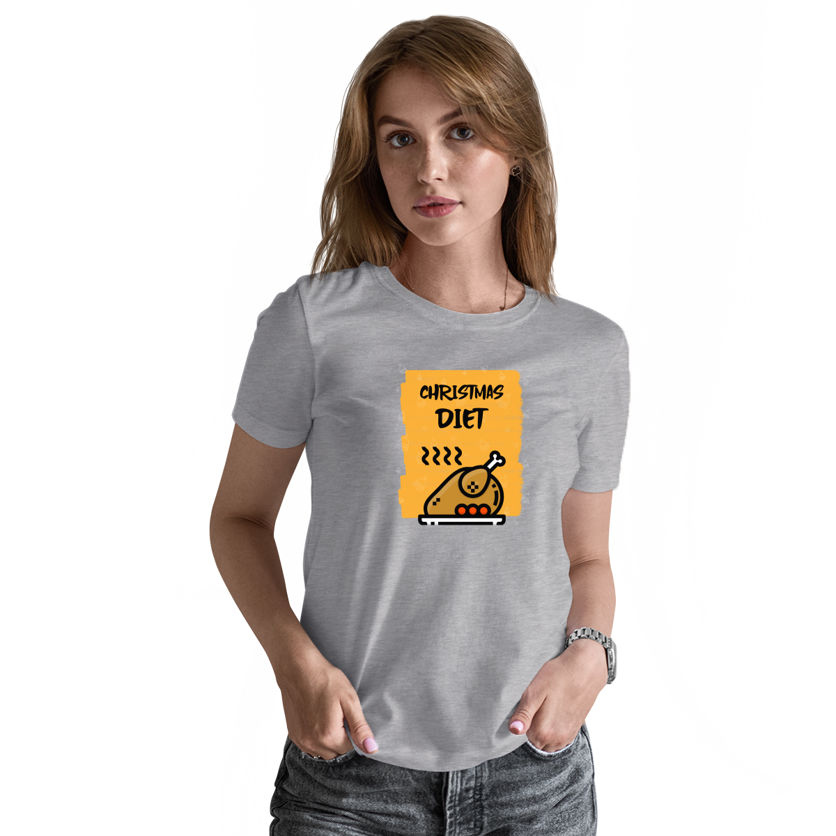 Christmas Diet Women's T-shirt | Gray