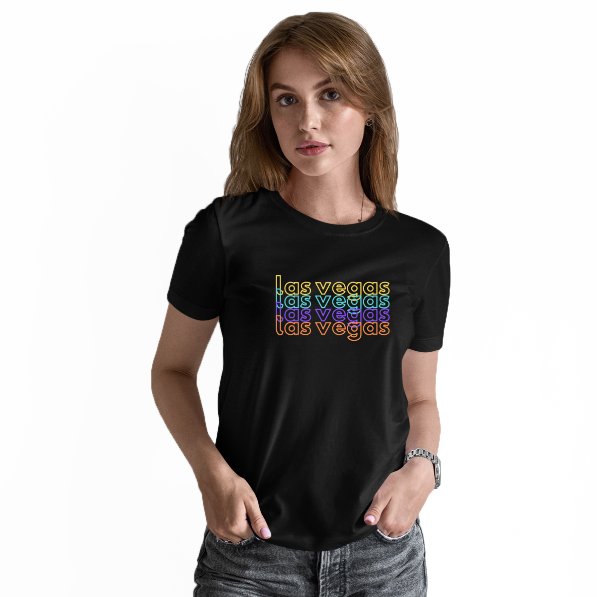 Las Vegas Women's T-shirt | Black