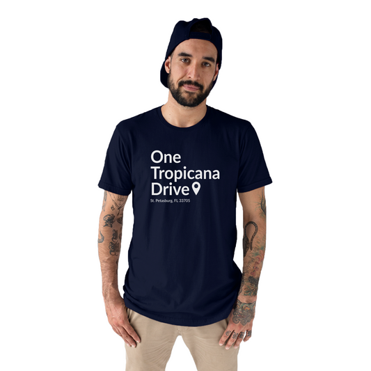 Tampa Bay Baseball Stadium Men's T-shirt | Navy