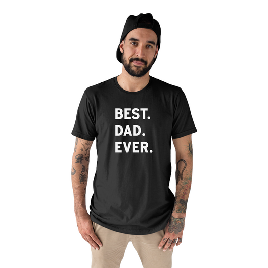 Best Dad Ever Men's T-shirt | Black