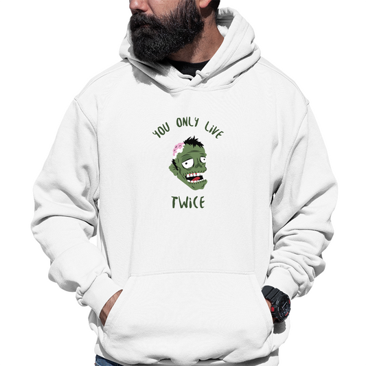 You Only Live Twice Unisex Hoodie | White