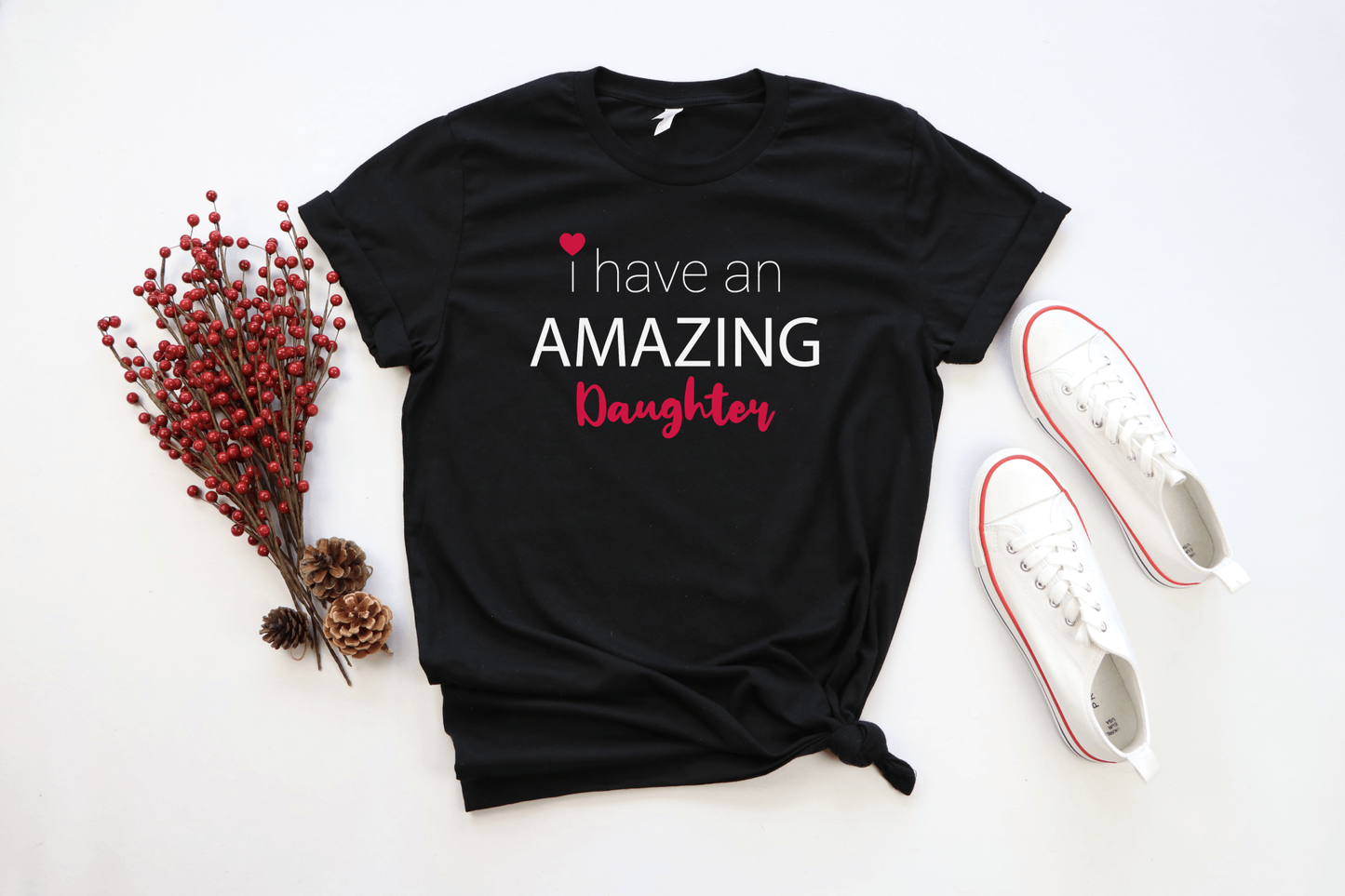 I Have An Amazing Daughter Men's T-shirt | Black