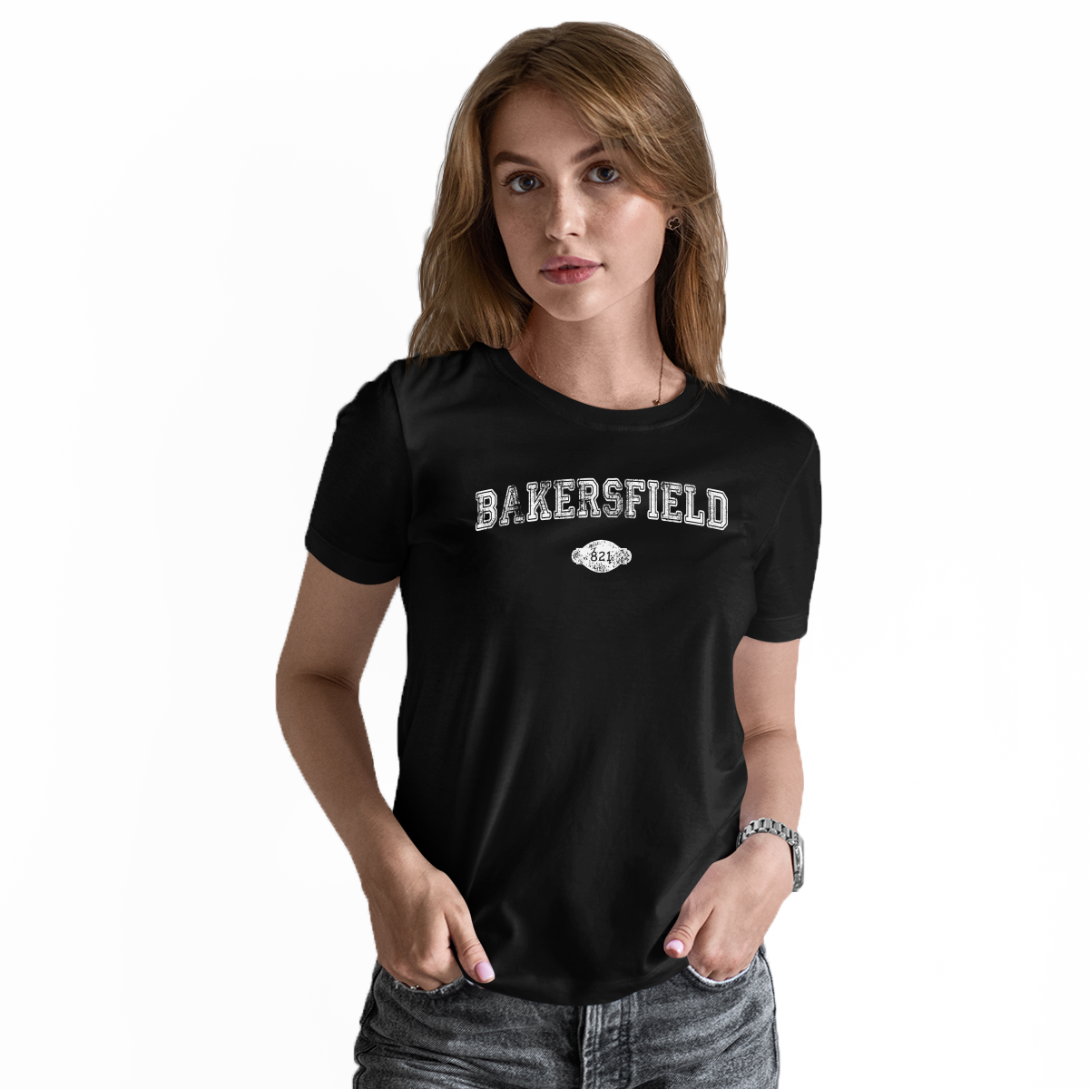 Bakersfield 1898 Represent Women's T-shirt | Black