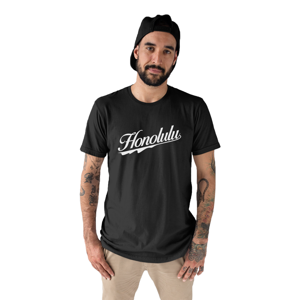Honolulu Men's T-shirt | Black