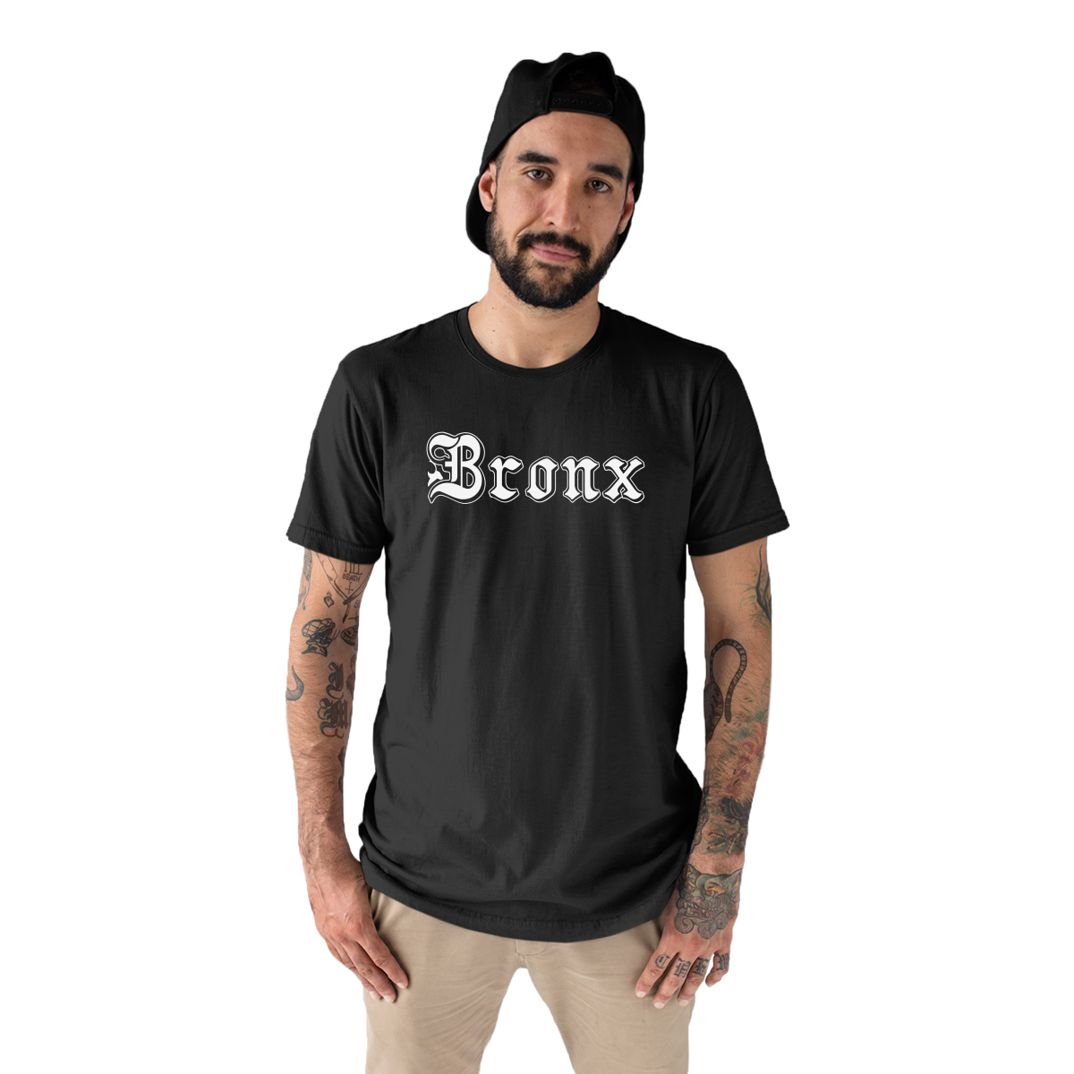 Bronx Gothic Represent Men's T-shirt | Black