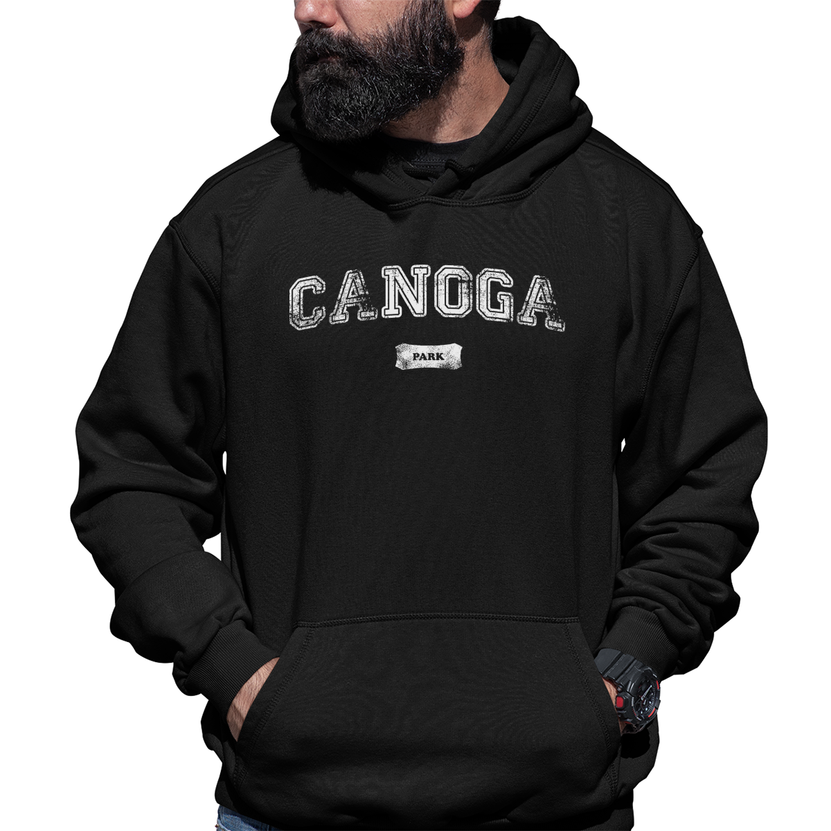 Canoga Park Represent Unisex Hoodie | Black