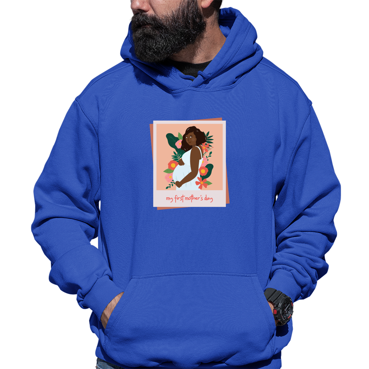 My First Mother's day Unisex Hoodie | Blue