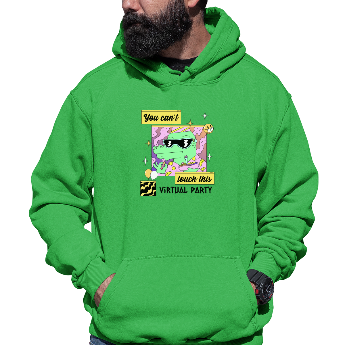 You Can't Touch This Unisex Hoodie | Green