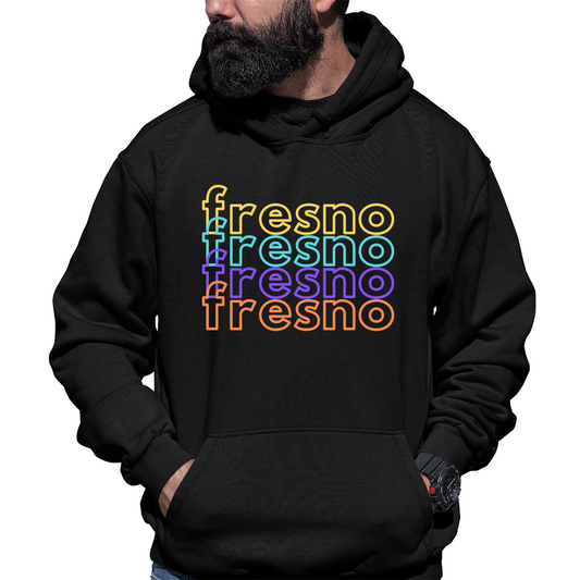 Fresno Unisex Hoodie | Black