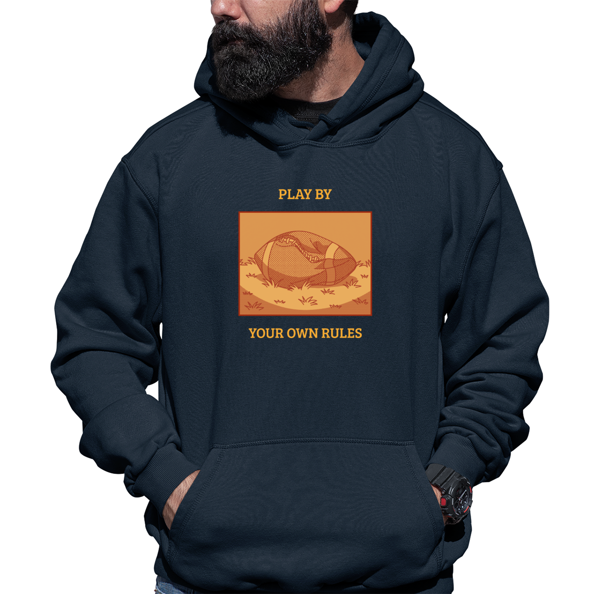 Play By Your Own Rules Unisex Hoodie | Navy