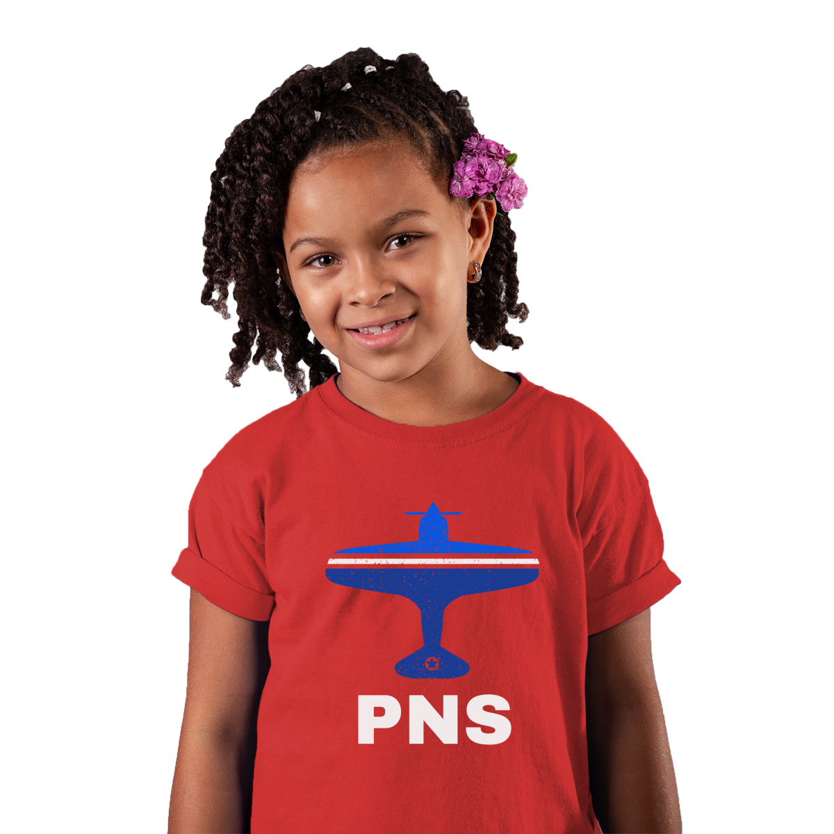 Fly Pensacola PNS Airport Kids T-shirt | Red