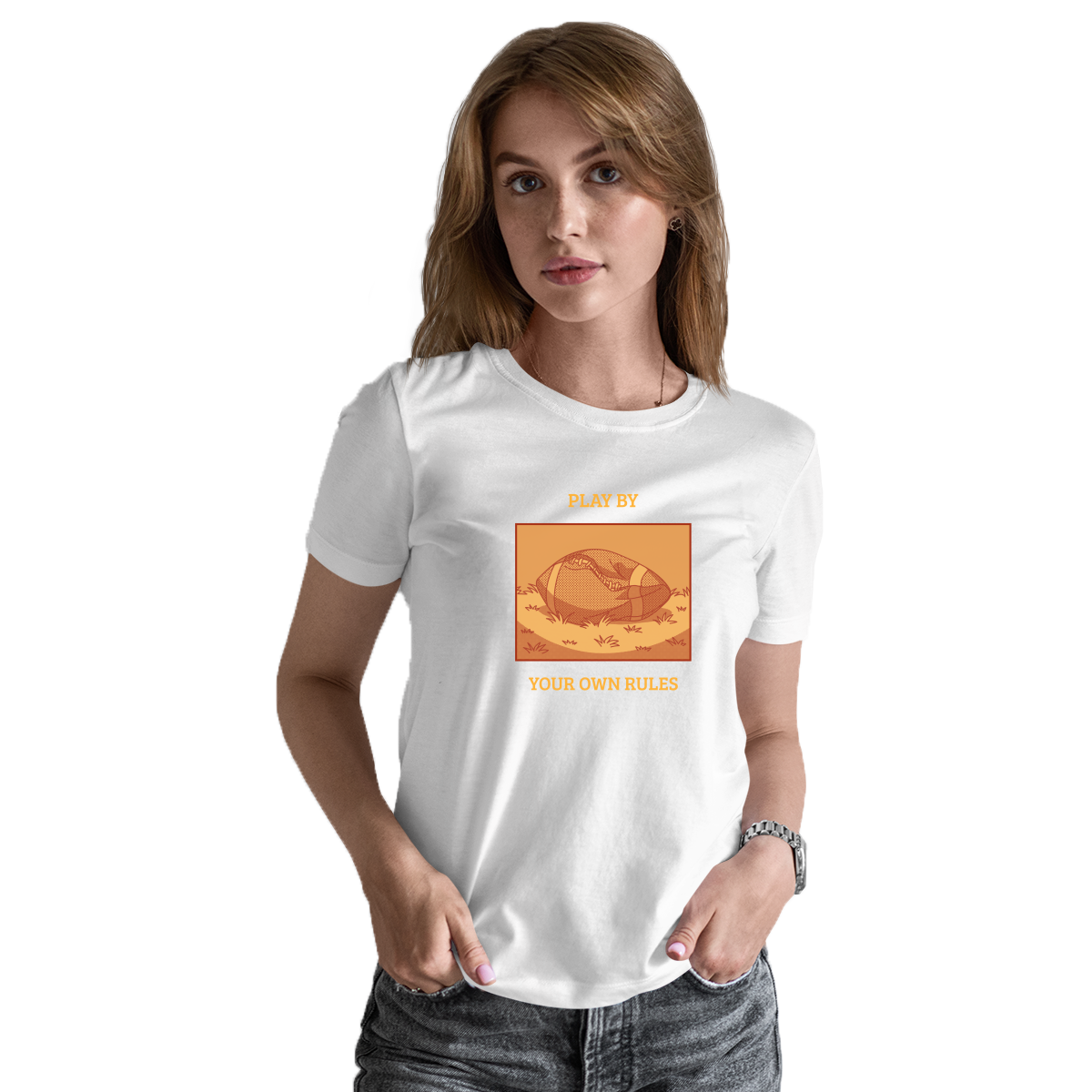 Play By Your Own Rules Women's T-shirt | White