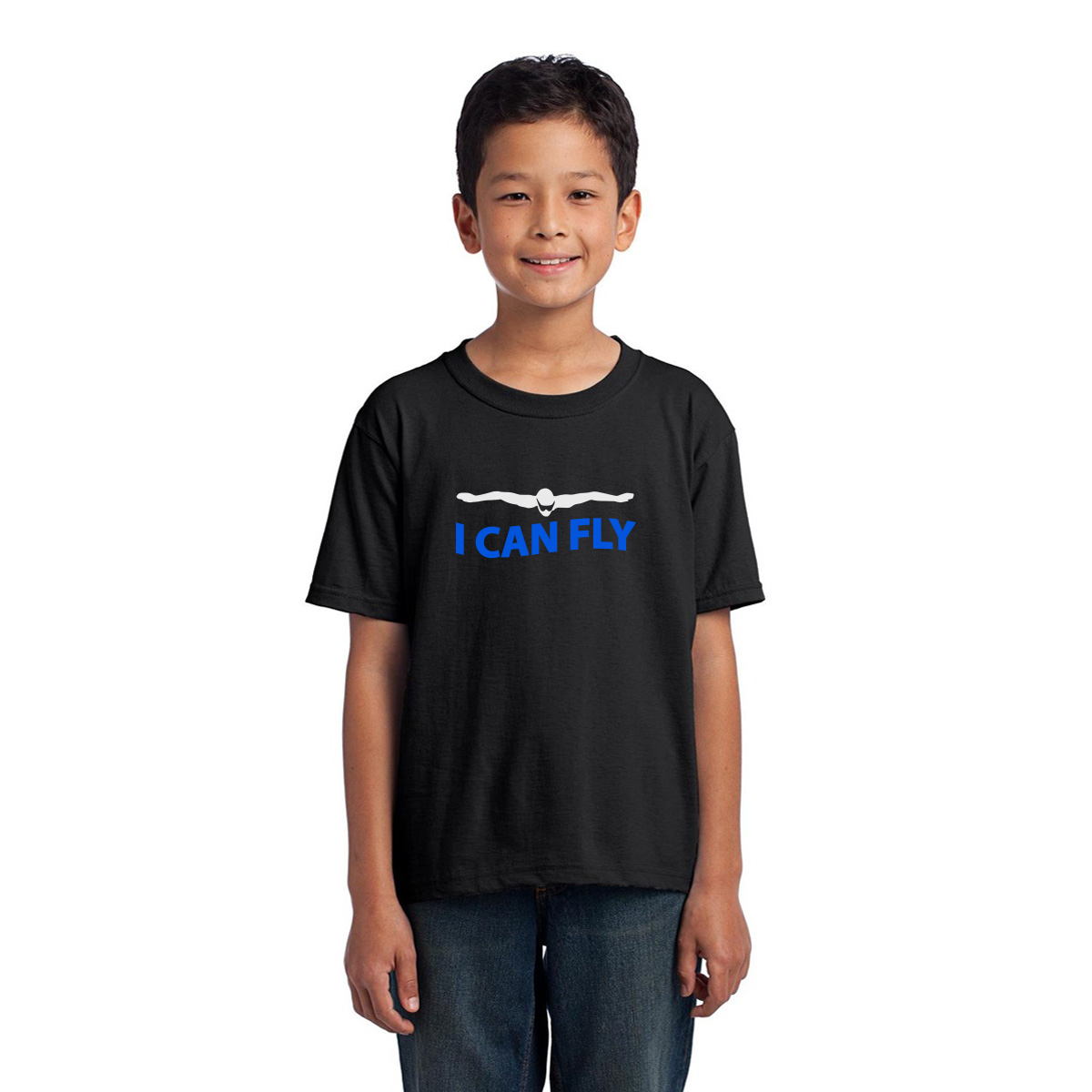 I Can Fly  Kids T-shirt | Black