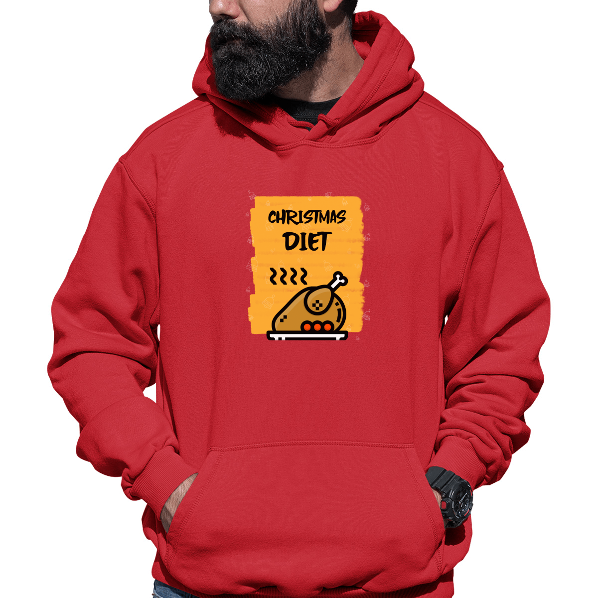 Christmas Diet Unisex Hoodie | Red