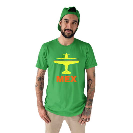 Fly Mexico City MEX Airport  Men's T-shirt | Green