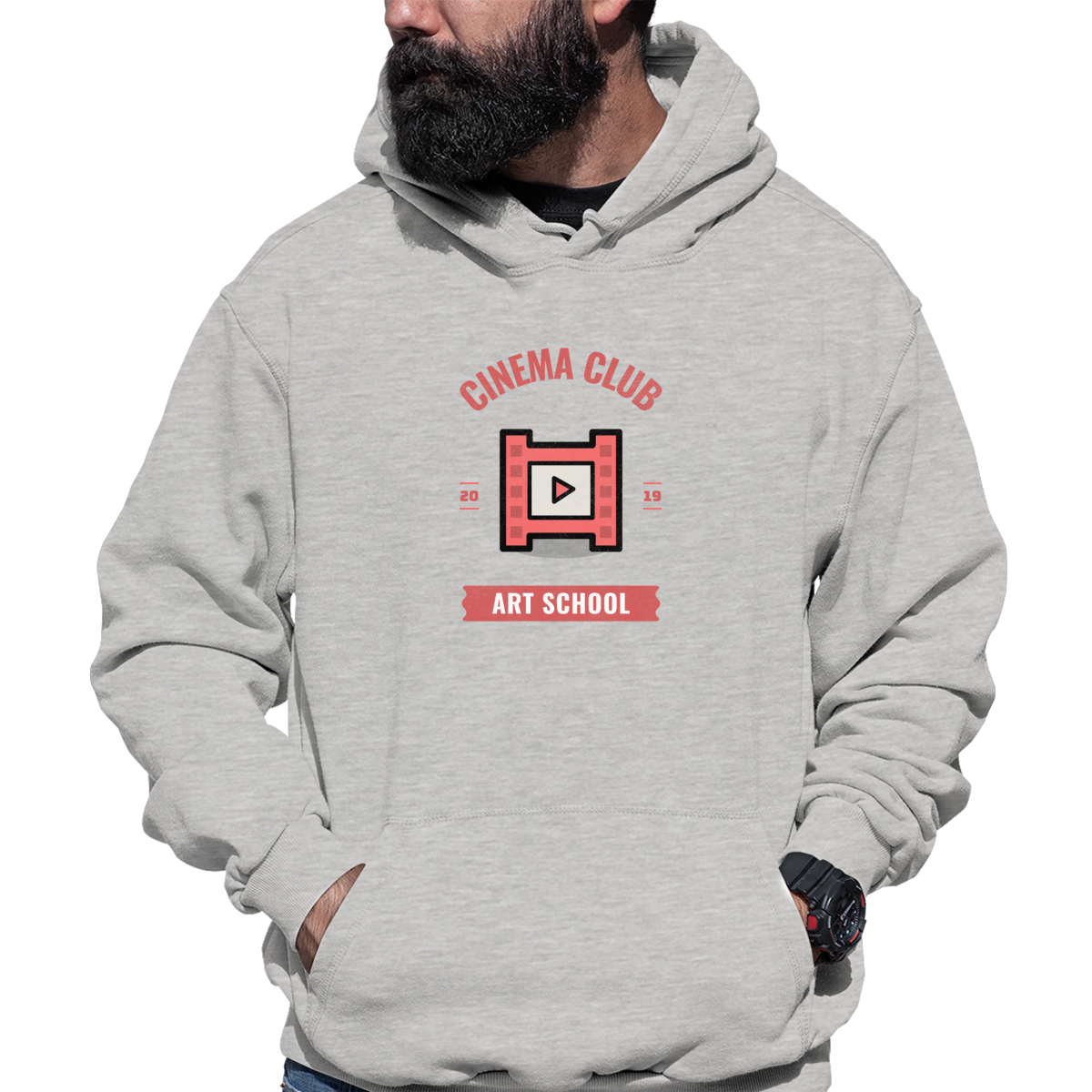 Cinema Club Art School 2020 Unisex Hoodie | Gray