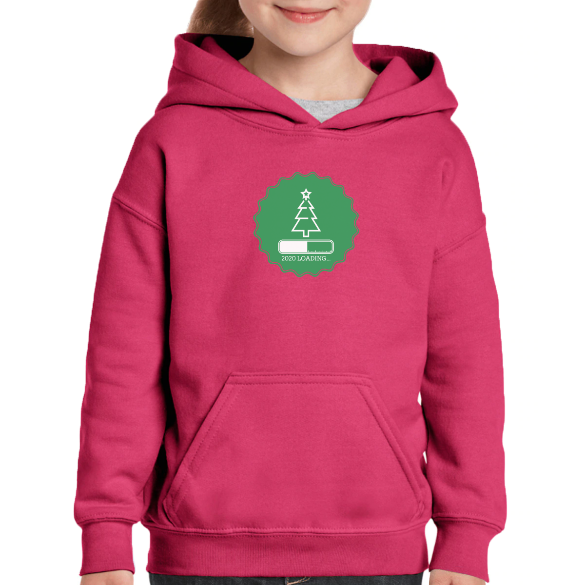 2021 Loading Kids Hoodie | Pink