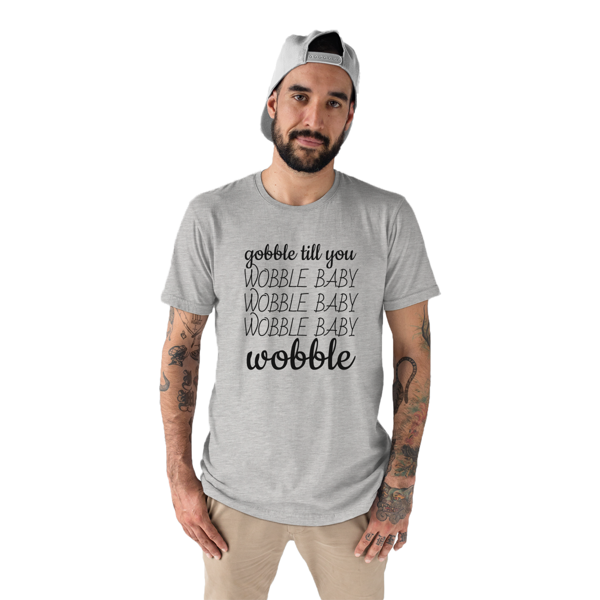 Gobble Til You Wobble Men's T-shirt