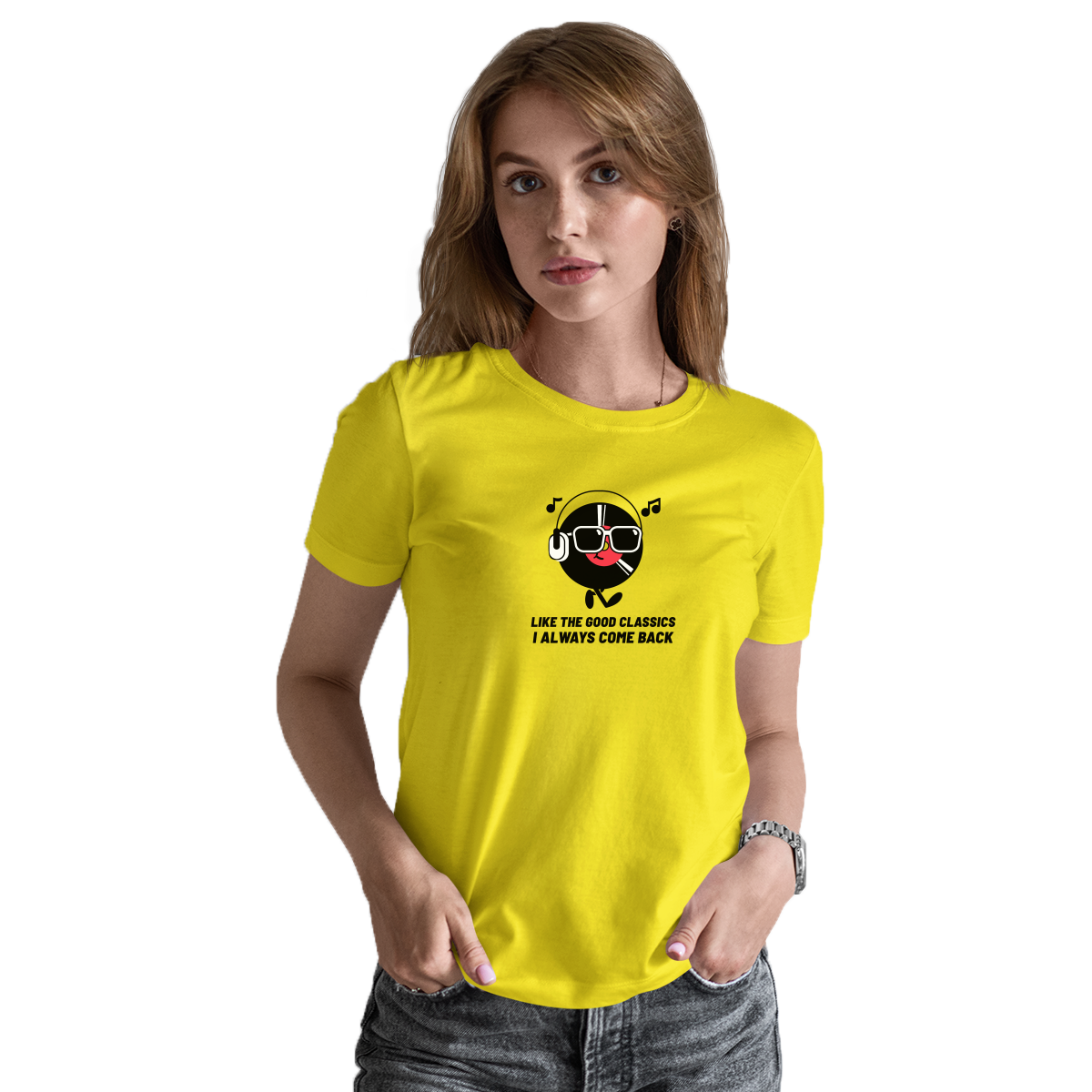 Like a good classic I always come back Women's T-shirt | Yellow